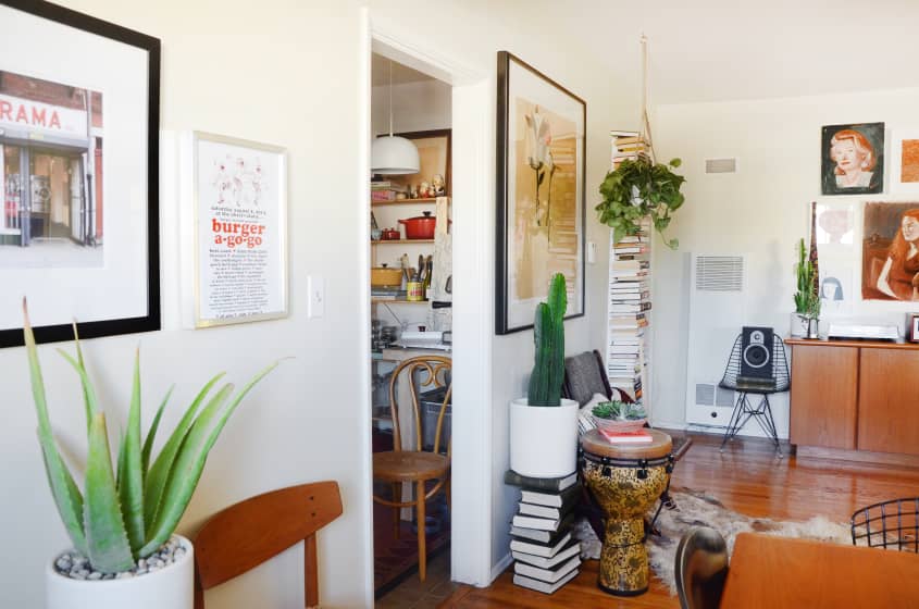 House Tour A Woodsy "Folk modern" LA Apartment Apartment Therapy
